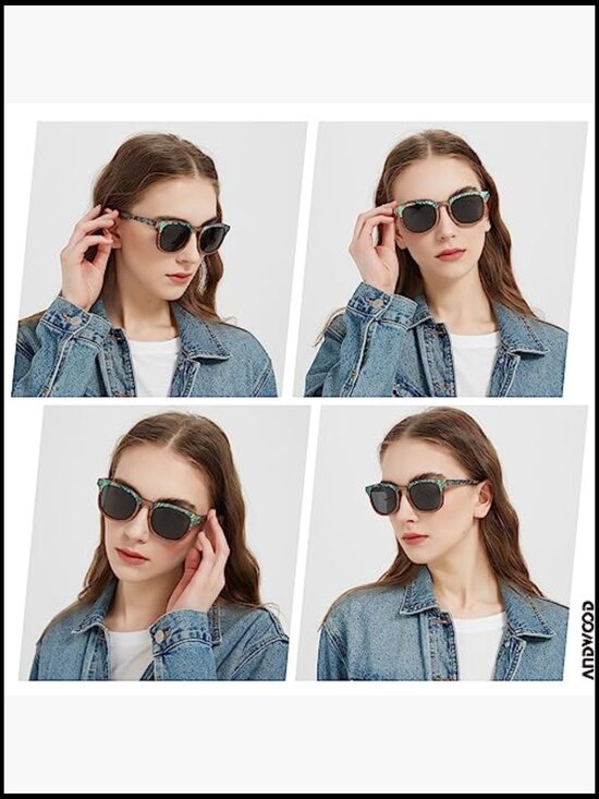 Handmade Wood Polarized Sunglasses UV Protection Bamboo Shades